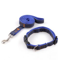 High Quality Jeans Dog Collar And Leash (multiple options) 23
