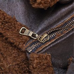 HQ Luxury Dog Winter Jacket (made of durable Fleece & Leather) 21