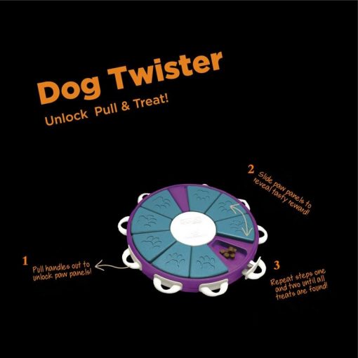 dog twister game using steps