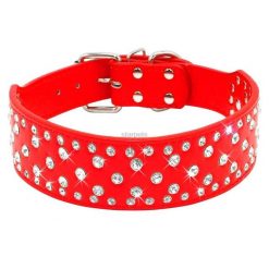 HQ Stylish Leather Dog Collar For Medium and Bigger Dogs 15