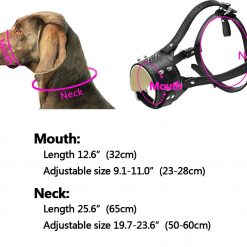 HQ Durable Leather Dog Muzzle (Anti Bark - Fits medium and large dogs) 11