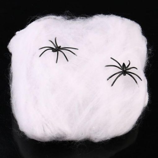 Best Party Spiders + Web For Cool Scary Halloween Decoration 4
