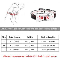 Stylish Rhinestone Bow Tie Collar For Dogs (small/medium breeds) 12