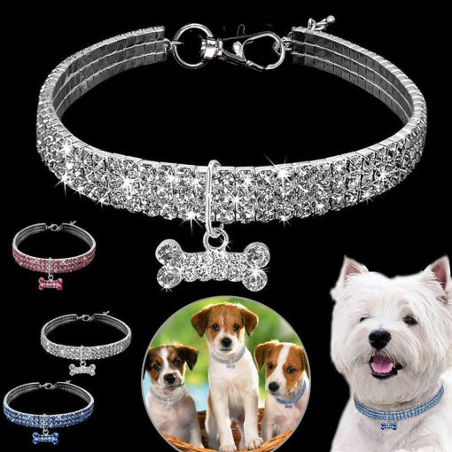 HQ Luxury Rhinestone Necklace For Pets (Dogs/cats) 1