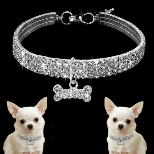 HQ Luxury Rhinestone Necklace For Pets (Dogs/cats) 2