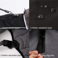 HQ Thick Waterproof Raincoat & Jacket For Medium/Large Dogs 25