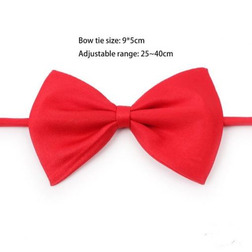 HQ Colorful Classic Dog Bow Tie & collar (several colors) 1