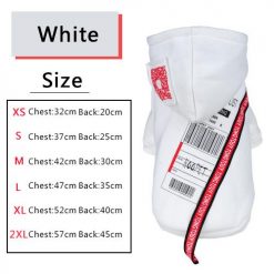 HQ Stylish White Winter Jacket For Medium and Bigger Dogs 7