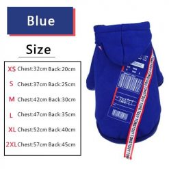 HQ Stylish Blue Winter Jacket For Small and Medium Dogs 9