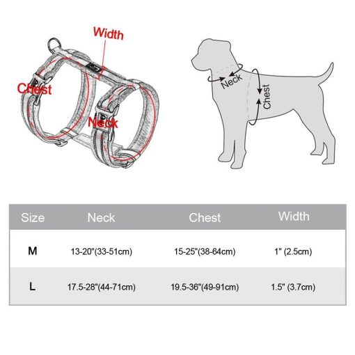 2020 Colorful Trendy Dog Harness (various options) 7