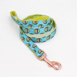 100% Cotton Colorful Dog Collar (Adjustable+Collar+Leash) 15