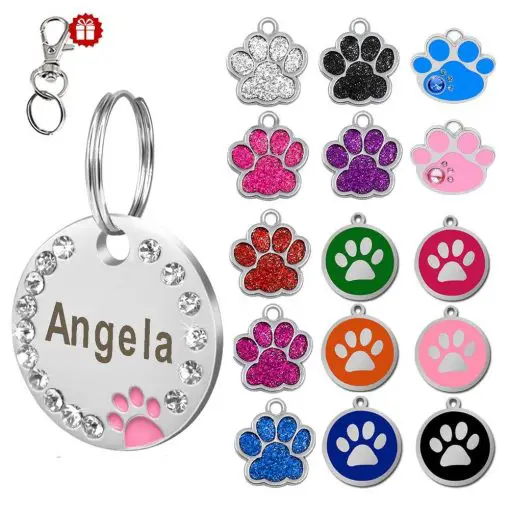 Easily To Customize Dog Collar Tag - Strong Stainless Steel 1