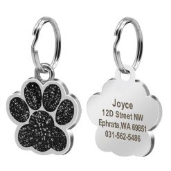 Easily To Customize Dog Collar Tag - Strong Stainless Steel 12