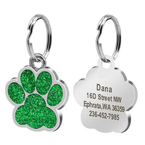 Easily To Customize Dog Collar Tag - Strong Stainless Steel 3
