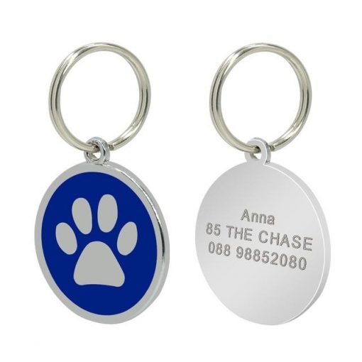 Easily To Customize Dog Collar Tag - Strong Stainless Steel 4