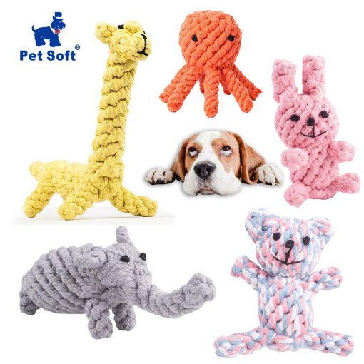 Very Soft & Non-Toxic Dog Cotton Chew Toys (different Options) 1
