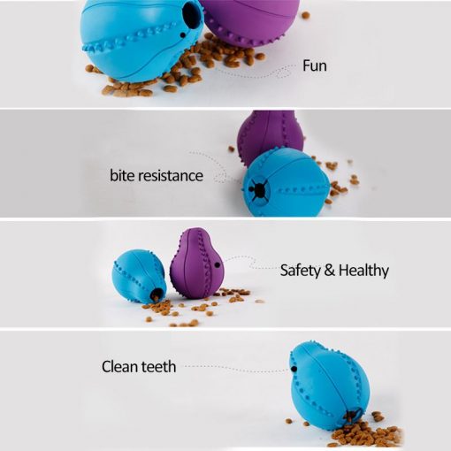 Cool 2 in 1 Dog Toy and Treat Dispenser (easy to clean / non- toxic) 5