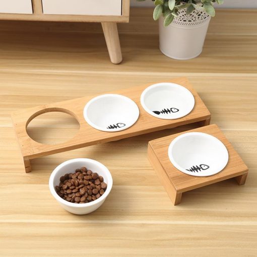 Most Professional HQ Wooden Bowel For Pet Feeding (cat/dogs) 8