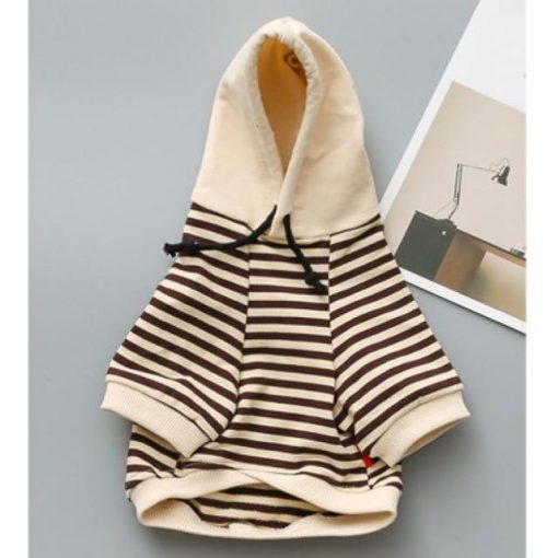 HQ Classic Striped Hoodie For Dogs (all sizes/2 color options) 2