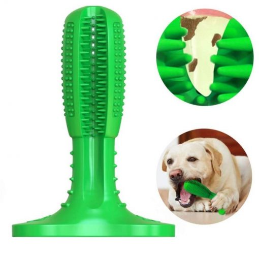 2020 Best Dog Chew Toy & Toothbrush for Dogs (2 in 1) 1