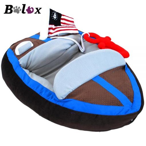 Soft Washable Dog Boat shape Bed - Luxury Bed For Small Dogs 1