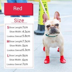 HQ Non-Slip Rubber Dog Boots For Rainy Winter Days 15