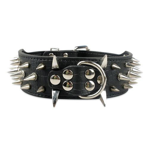Spiked High Quality Leather Dog Collar For Medium and Bigger Dogs 7