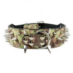 Spiked High Quality Leather Dog Collar For Medium and Bigger Dogs 33
