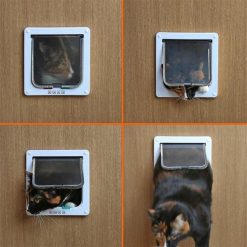 Best Lockable Pets Mini Door - For Dogs/Cats (3 sizes/2 colors) 12
