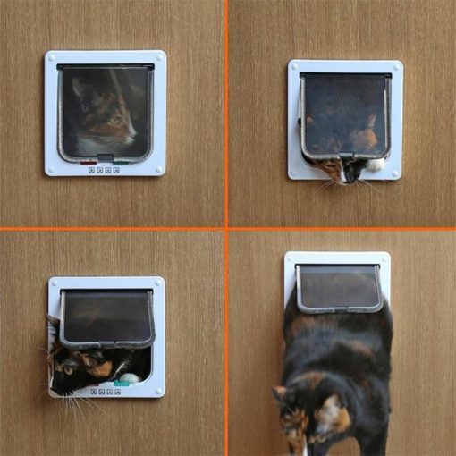 Best Lockable Pets Mini Door - For Dogs/Cats (3 sizes/2 colors) 5