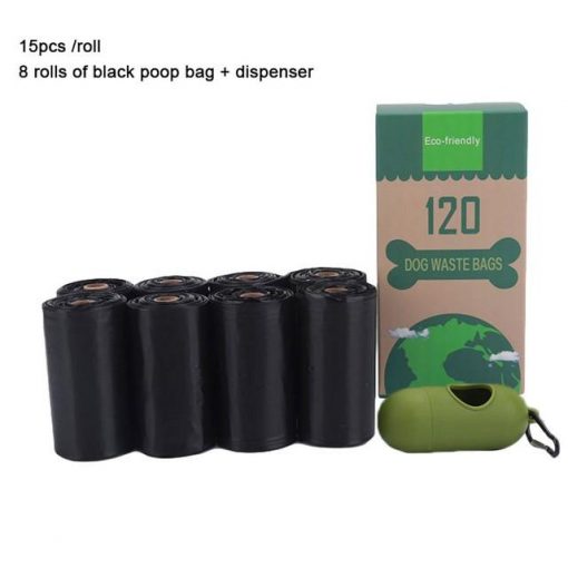 Perfect Deal - 8 or 16 Dog waste Bag Rolls + Free Dispenser 13