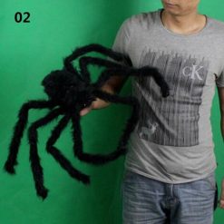 Big Black Made of Plush Spider For Halloween Decoration 8
