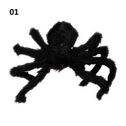 Big Black Made of Plush Spider For Halloween Decoration 10