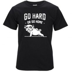 Pug Lover T-shirt Collection | Rock Your Casual Outfits August Test GlamorousDogs Black Model 1 S