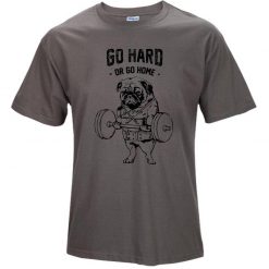 Pug Lover T-shirt Collection | Rock Your Casual Outfits August Test GlamorousDogs Grey Model 2 S
