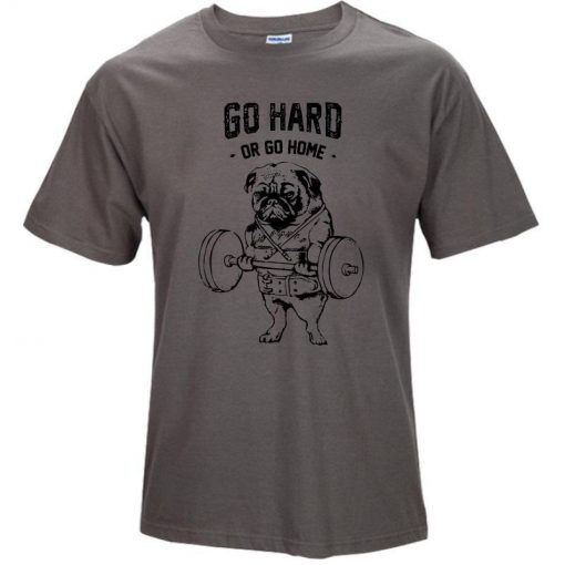 Pug Lover T-shirt Collection | Rock Your Casual Outfits August Test GlamorousDogs Grey Model 2 S