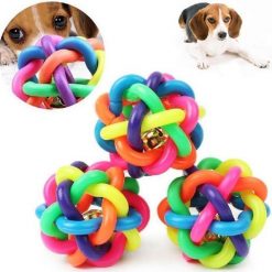 Puppy/Cat Colorful Plastic Ball Toy Stunning Pets