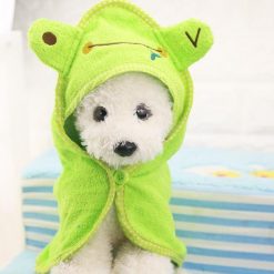 Puppy Super Absorbent High Quality Towel Stunning Pets Green L 55x55cm 