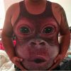 Realistic 3D Monkey head T-shirt Stunning Pets XL As Seen On Picture 