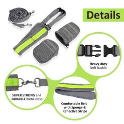 Reflective Hands-Free Dog Leash | Enjoy All Outdoor Activities with Your Dog! GlamorousDogs 