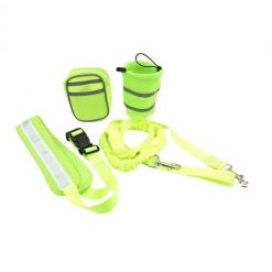 Reflective Hands-Free Dog Leash | Enjoy All Outdoor Activities with Your Dog! GlamorousDogs Green 