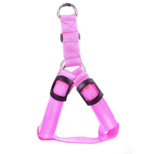 Reflective Night Safety LED Vest to Keep You and Your Dog Safe Stunning Pets Pink L