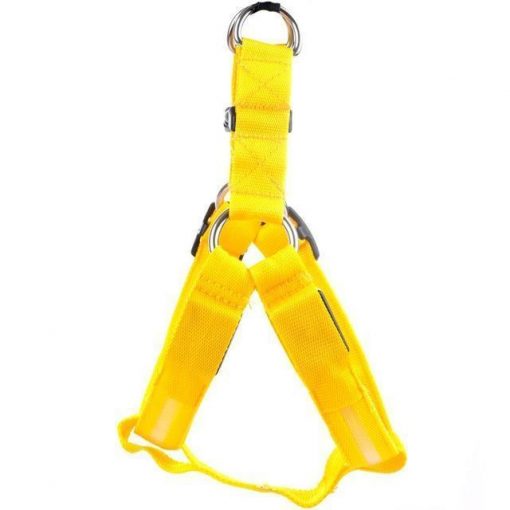 Reflective Night Safety LED Vest to Keep You and Your Dog Safe Stunning Pets Yellow L