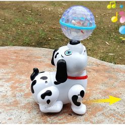 Robot Dog Toy With Music and 3D Light Stunning Pets