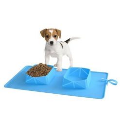 ROLLABLE™: Dog Mat For Food & Water Dog Bowl GlamorousDogs
