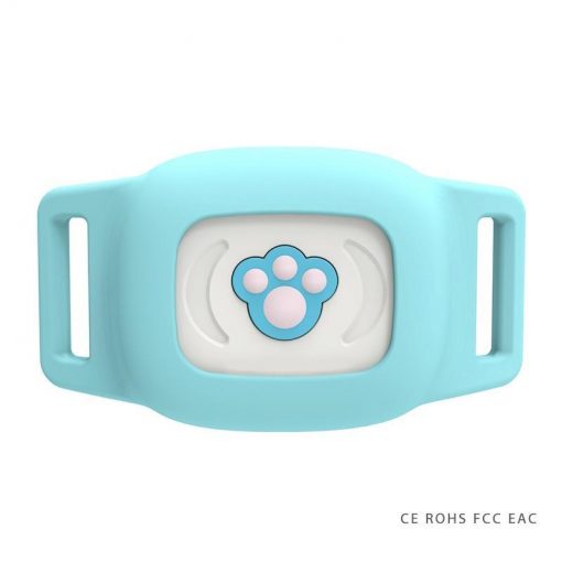 SAFETRACKER™: A Water-Proof Wireless Dog Collar Pet Collar GPS Tracker GlamorousDogs Blue