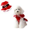 Santa Christmas Dress for Puppies Stunning Pets 