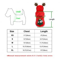 SANTADOG™: Cute Christmas Costume for Dogs Dog Christmas Clothes Costume GlamorousDogs XS 