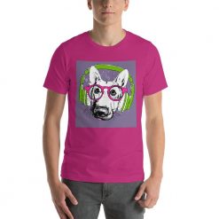 Short-Sleeve Unisex T-Shirt GlamorousDogs Berry S 