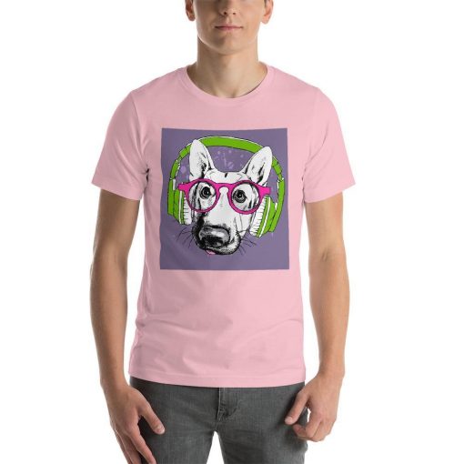 Short-Sleeve Unisex T-Shirt GlamorousDogs Pink S